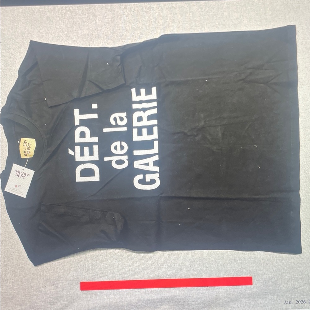 Gallery Dept Black Short Sleeve Tee